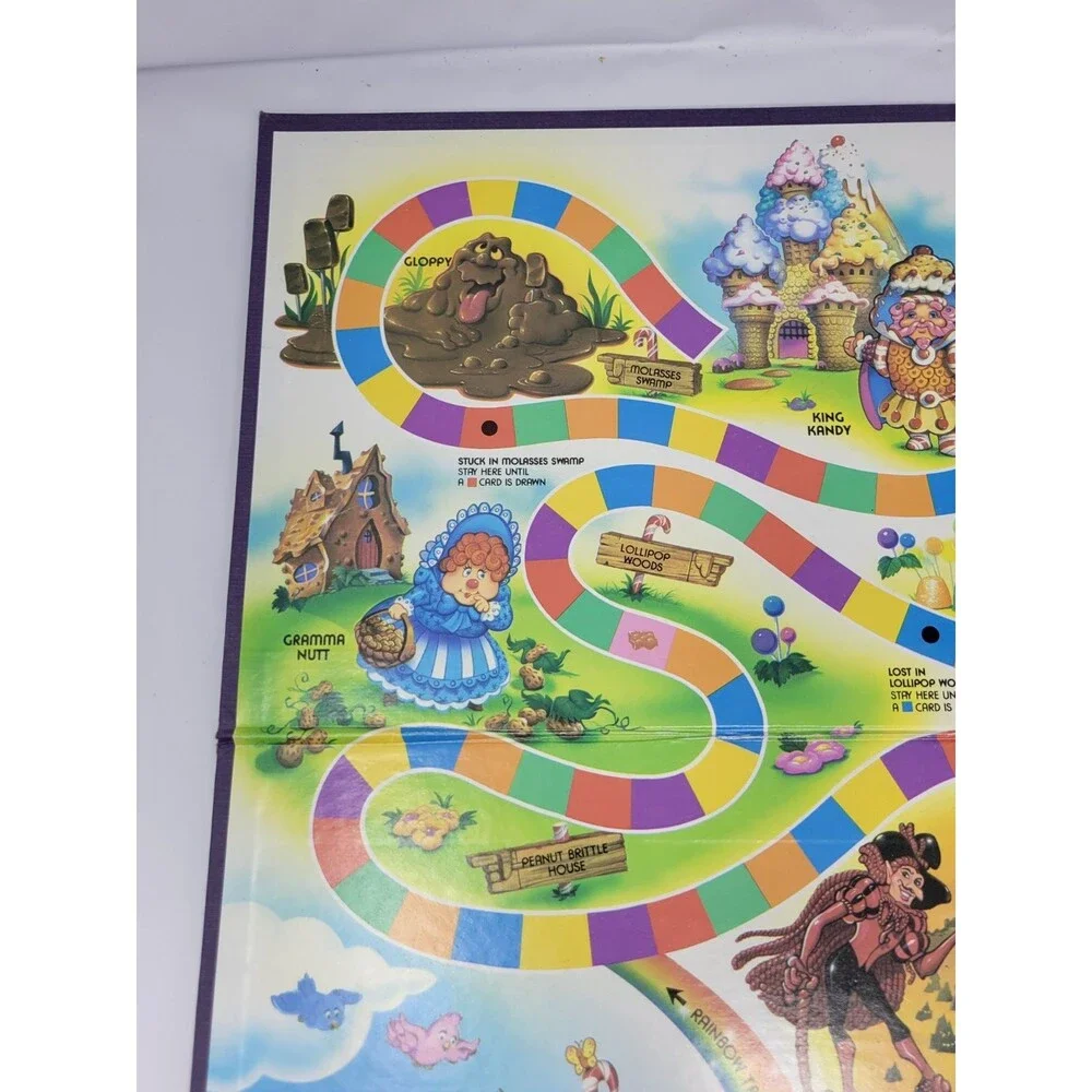 Vintage 1984 Candy Land Replacement Piece-Board Only Milton Bradley